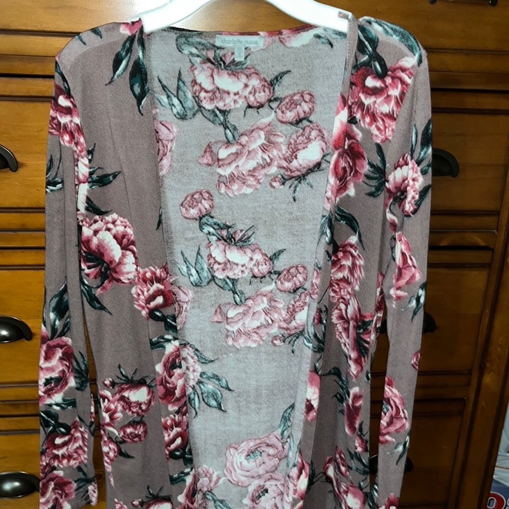 Long sleeve floral Cardigan
